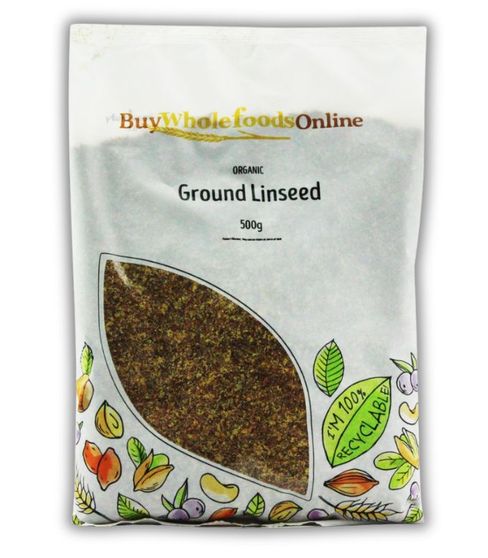 Organic Ground Linseed 500g Organic Ground Linseed – 500g - Image 1